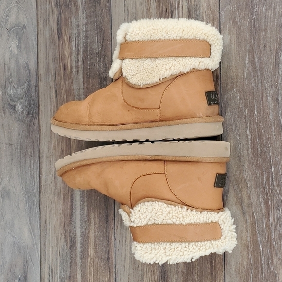 Ugg Australia Jocelin Shearling Buckle Boots ankle booties shoes sz 7 - Picture 8 of 14